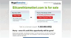 Desktop Screenshot of eticarethizmetleri.com