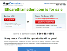 Tablet Screenshot of eticarethizmetleri.com